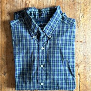 Ralph Lauren Men’s Button Plaid Shirt